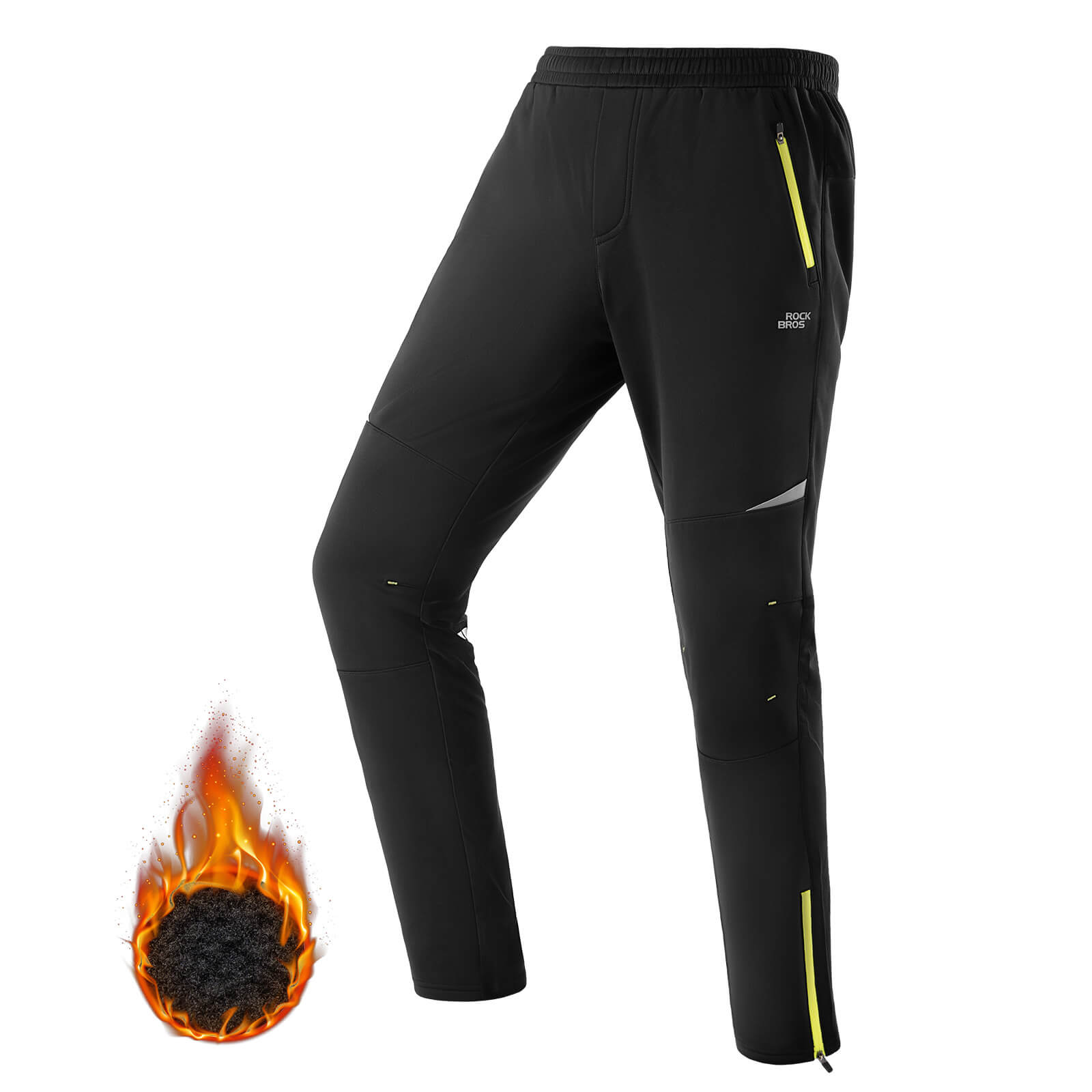 Unisex Windproof Thermal Cycling Pants-1