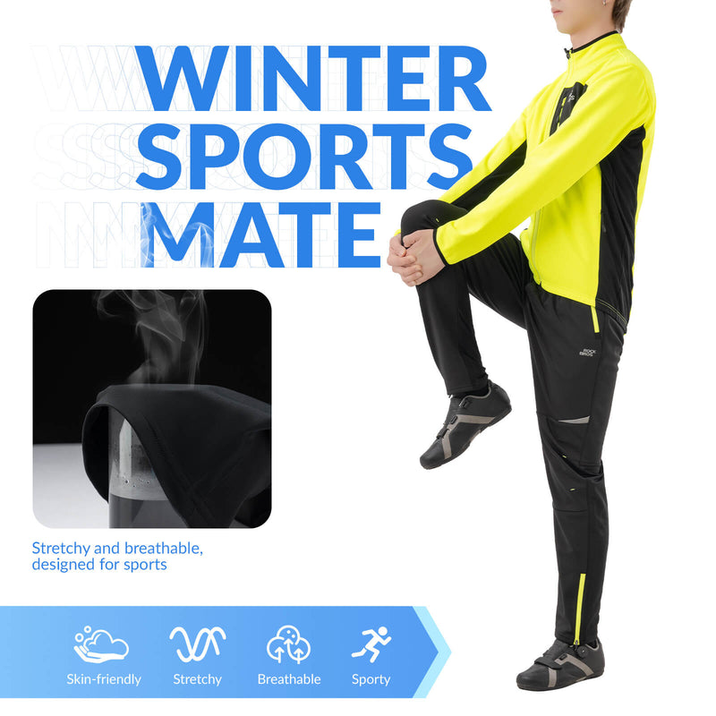 Unisex Windproof Thermal Cycling Pants-4