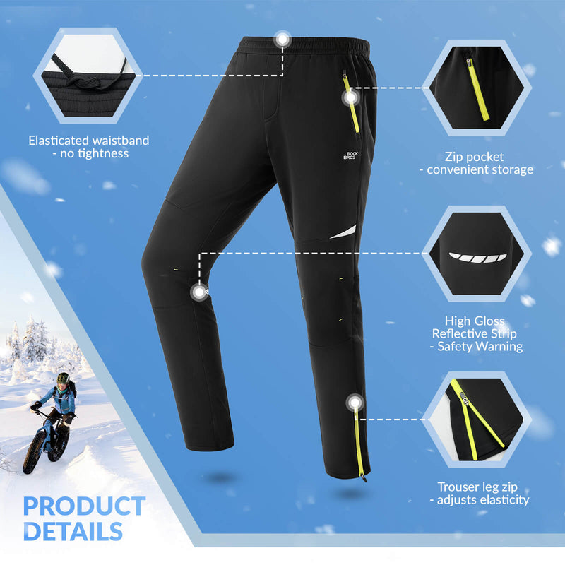 Unisex Windproof Thermal Cycling Pants-5