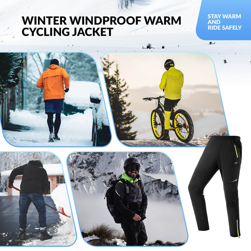 Unisex Windproof Thermal Cycling Pants-6