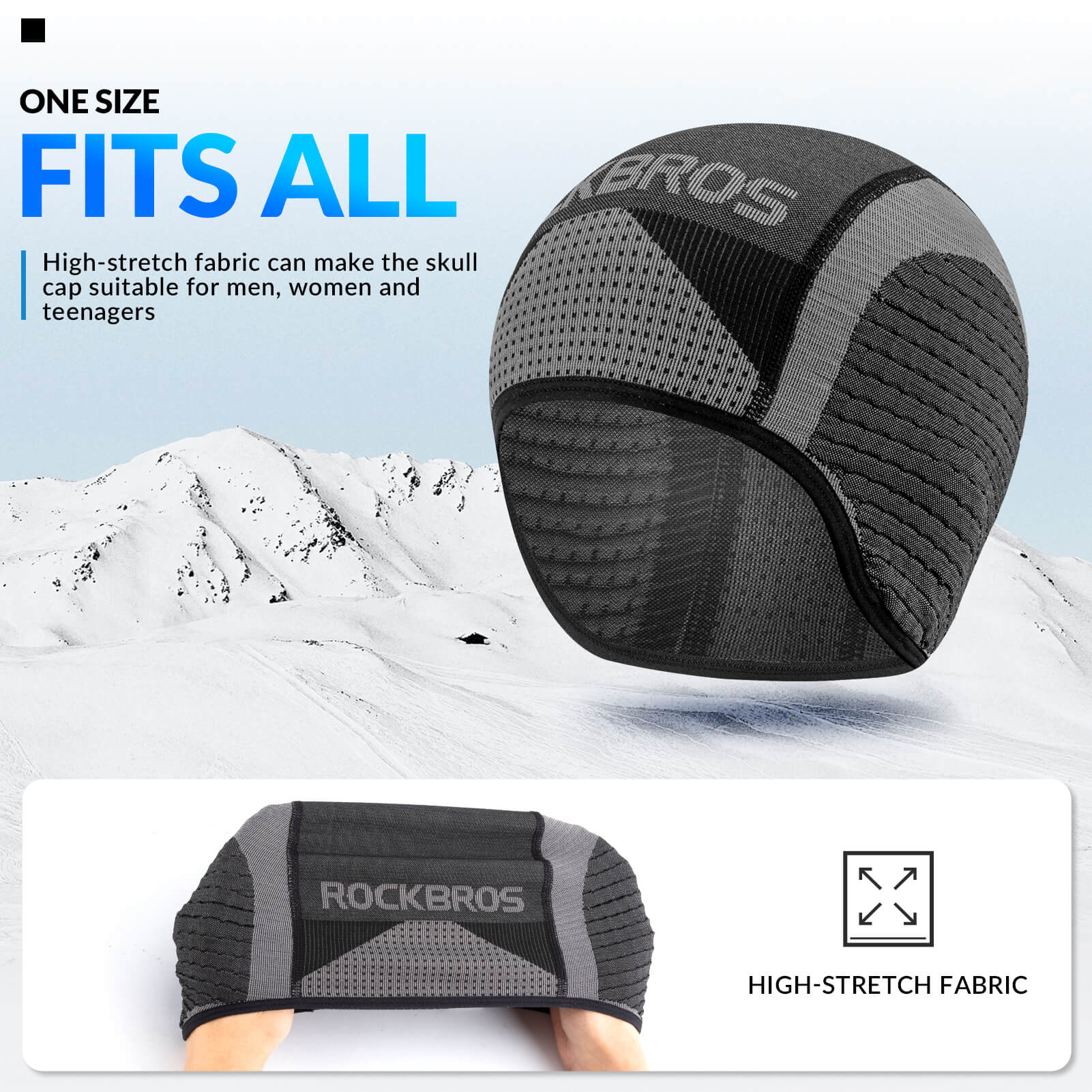 Cycling Skull Cap Helmet Liner Beanie-3