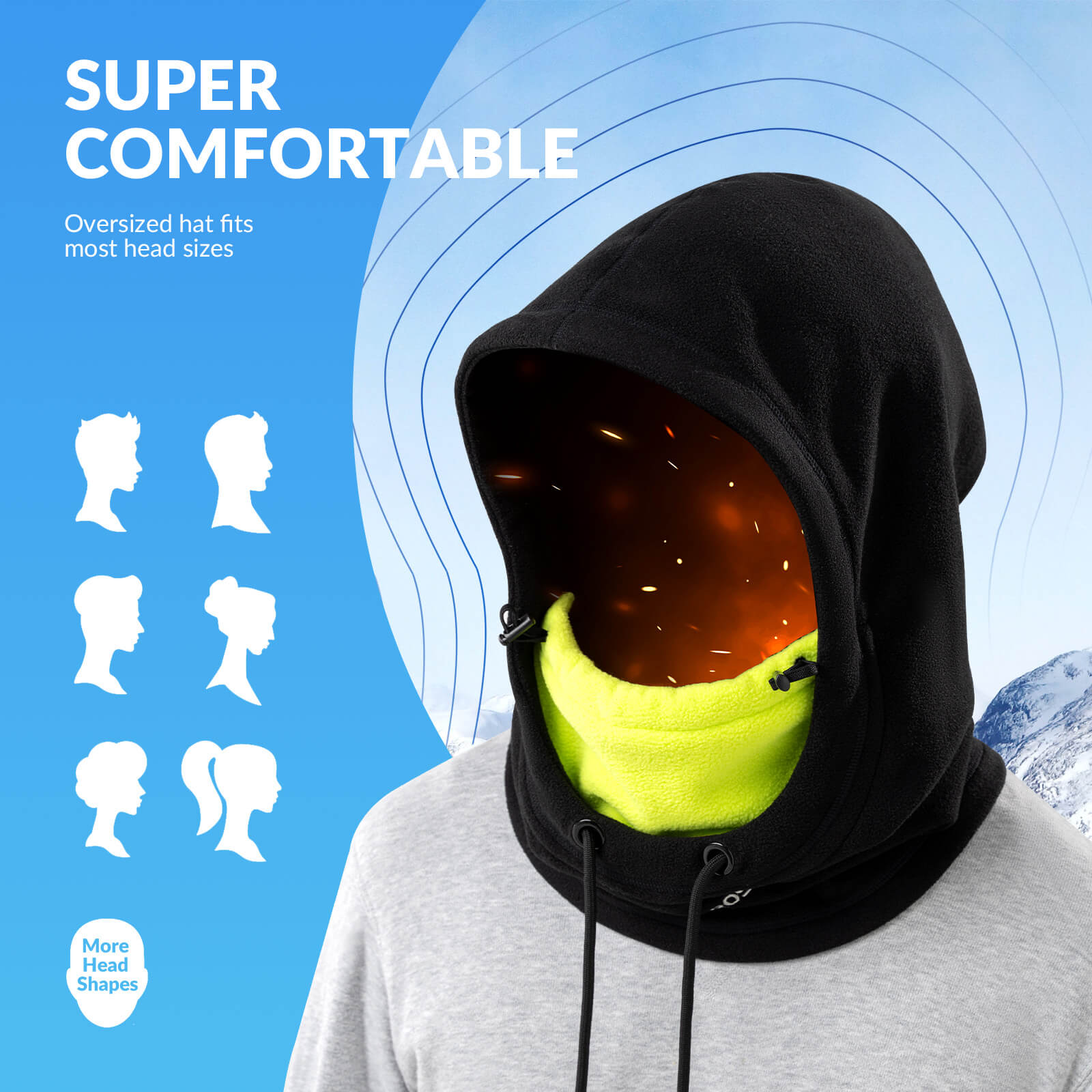 Winter Fleece Balaclava Ski Mask-7