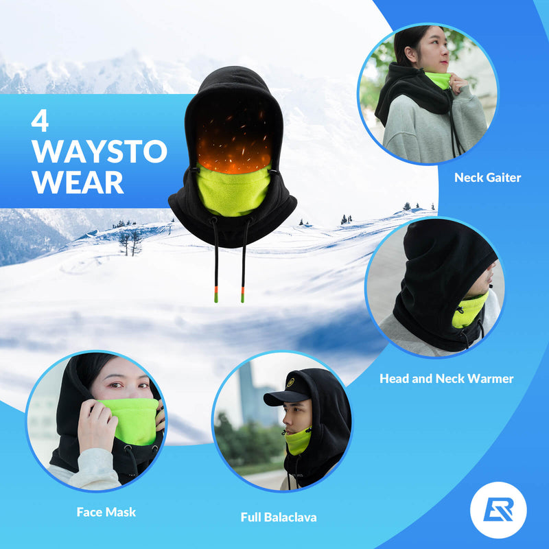 Winter Fleece Balaclava Ski Mask-5