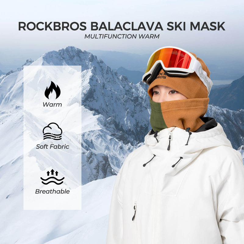 Winter Fleece Neck Warmer & Ski Mask-10