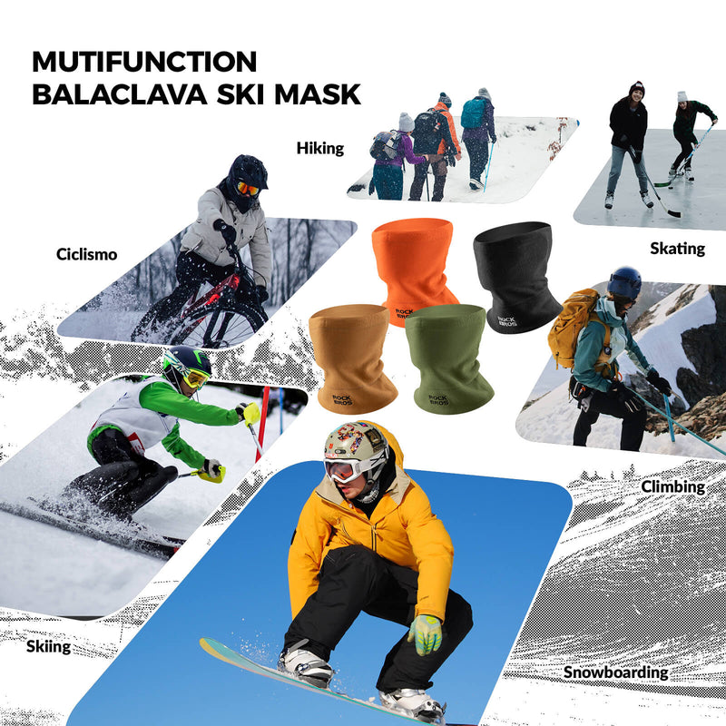 Winter Fleece Neck Warmer & Ski Mask-13