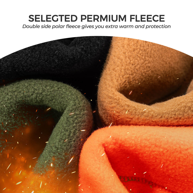 Winter Fleece Neck Warmer & Ski Mask-9