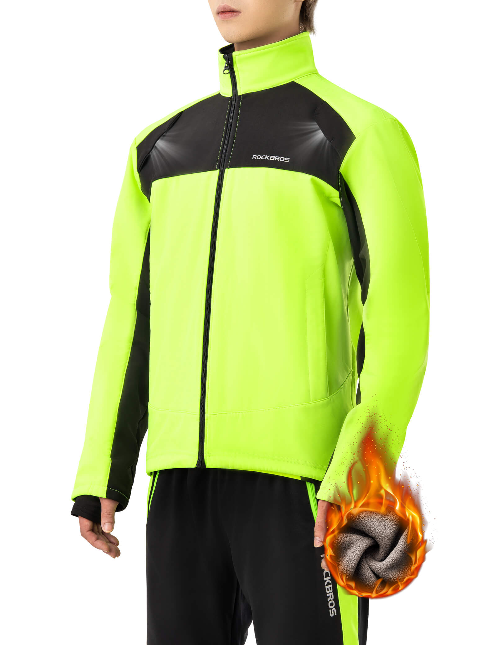 Unisex Winter Thermal Windproof Jacket-3