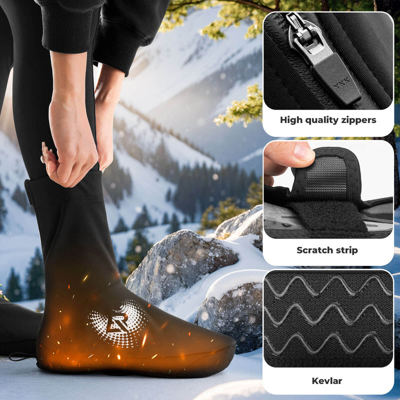 Windproof Thermal Cycling Shoe Covers-7