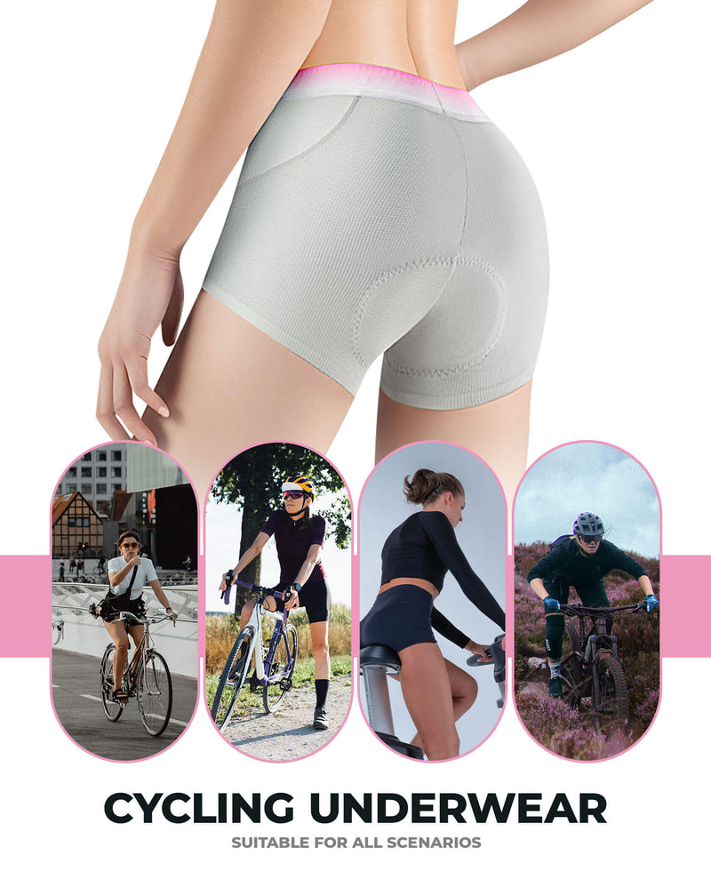 Women's 3D Padded Cycling Inner Shorts-6