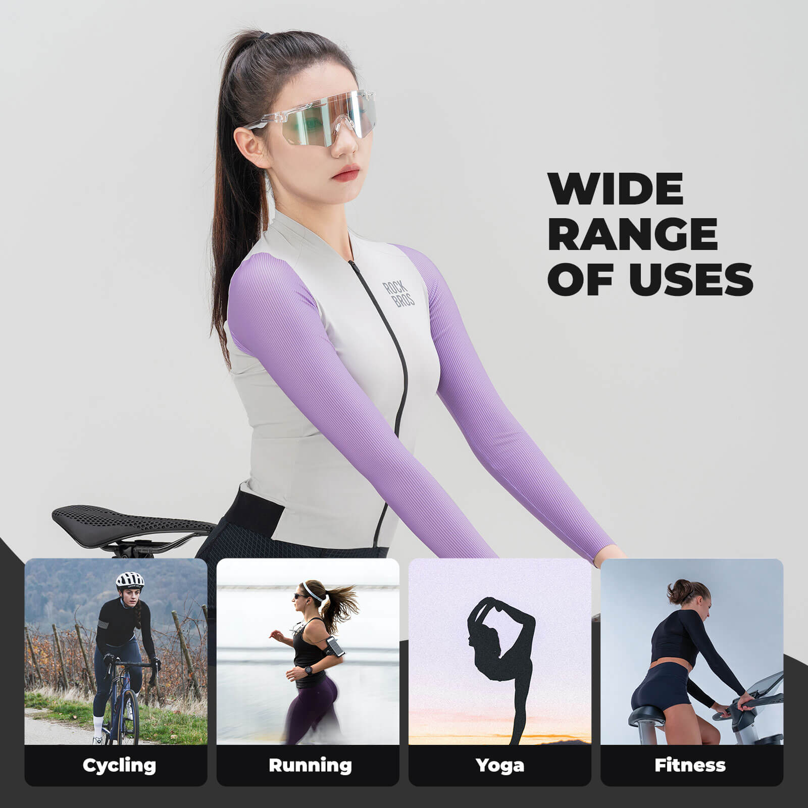 Women's Breathable Long-Sleeve Cycling Jersey-12