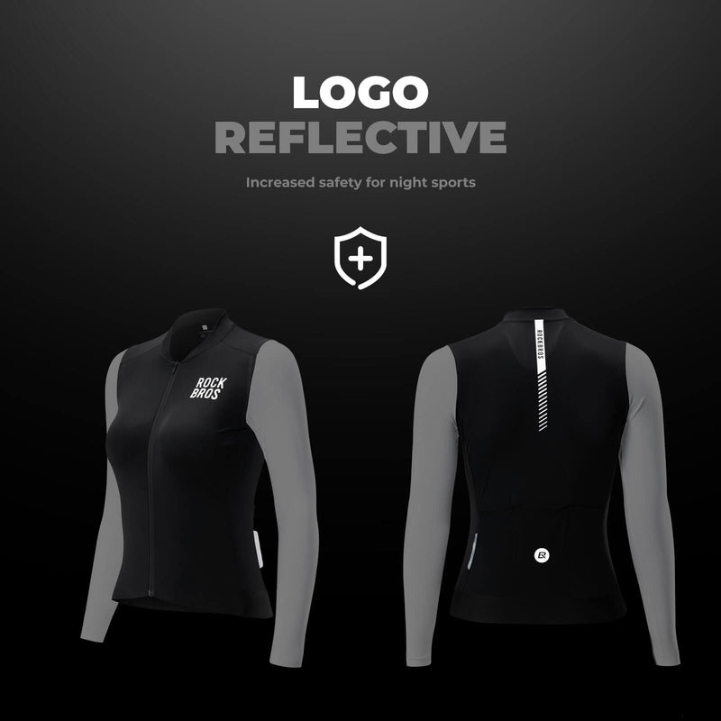 Women's Breathable Long-Sleeve Cycling Jersey-9
