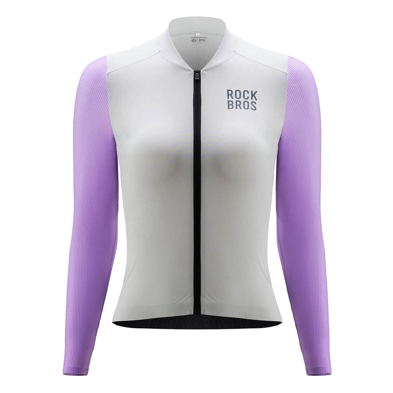 Women's Breathable Long-Sleeve Cycling Jersey-4