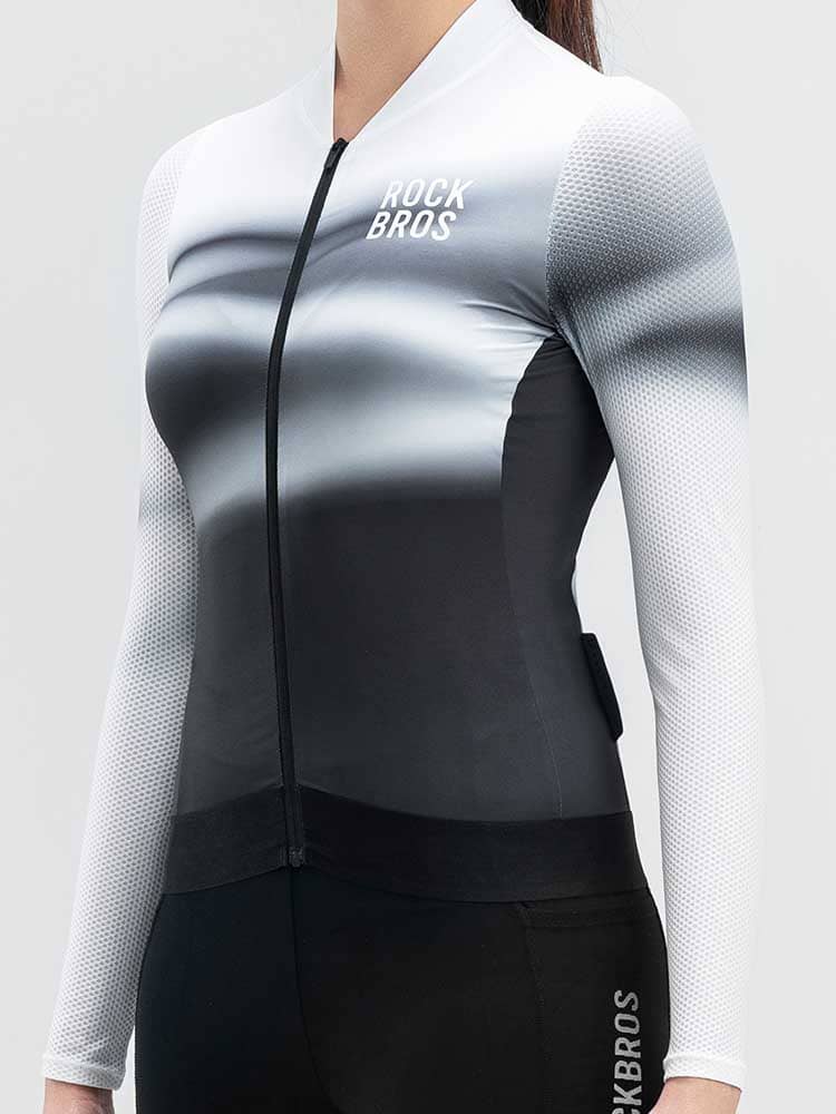 Women's MengDi Long-Sleeve Cycling Jersey-5