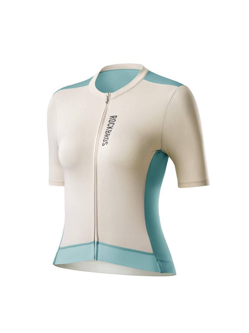 Women's Morandi Color Short-Sleeve Cycling Jersey-5