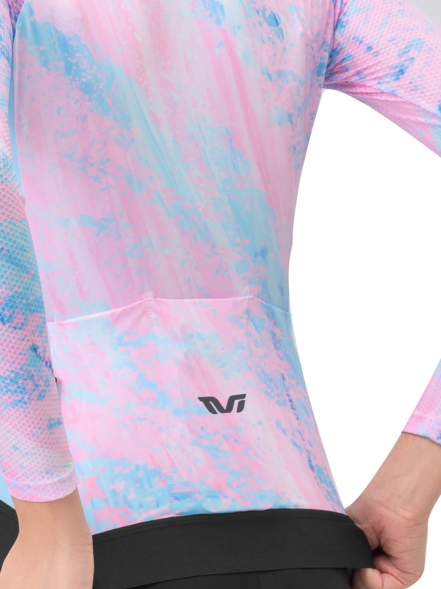 Women's TVI Long-Sleeve Cycling Jersey Sakura Mirage-7