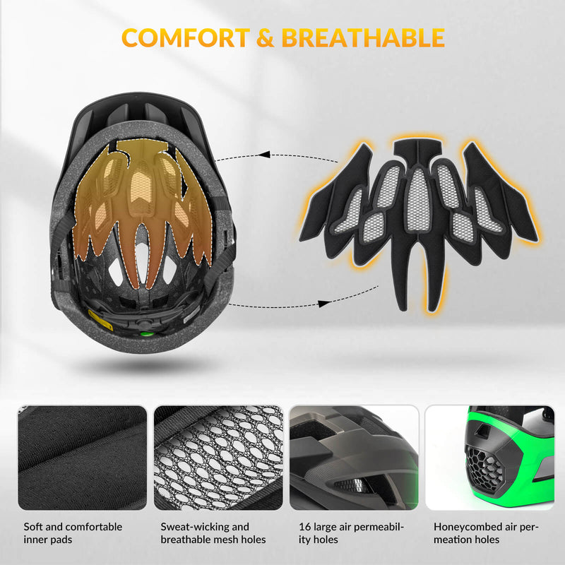 TS-61 Kids Full-Face Bike Helmet-13