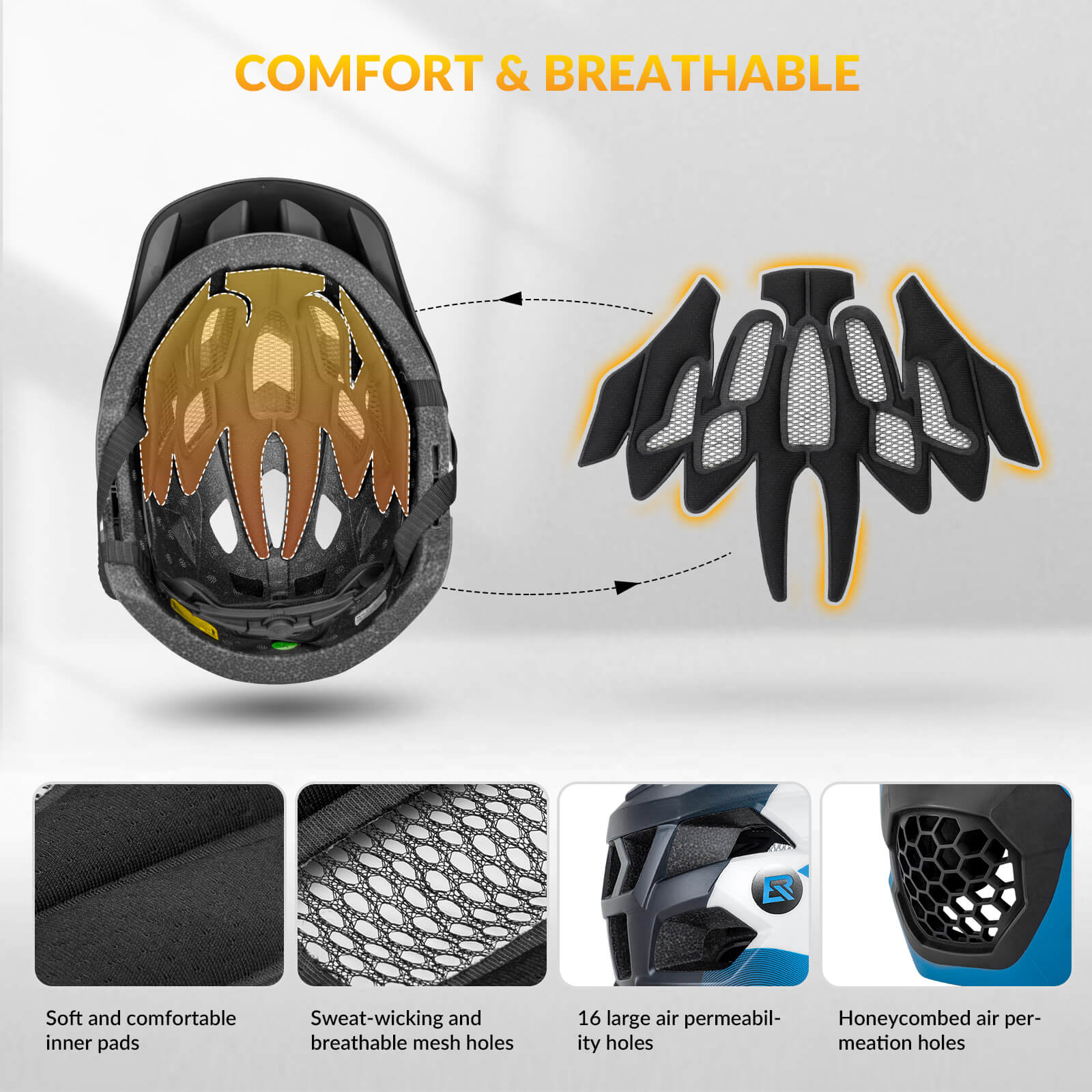TS-61 Kids Full-Face Bike Helmet-15