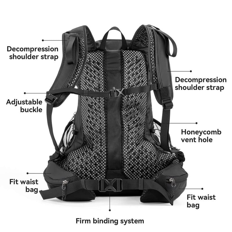 ROCKBROS Lightweight Hydration Backpack for Outdoor Sports-6