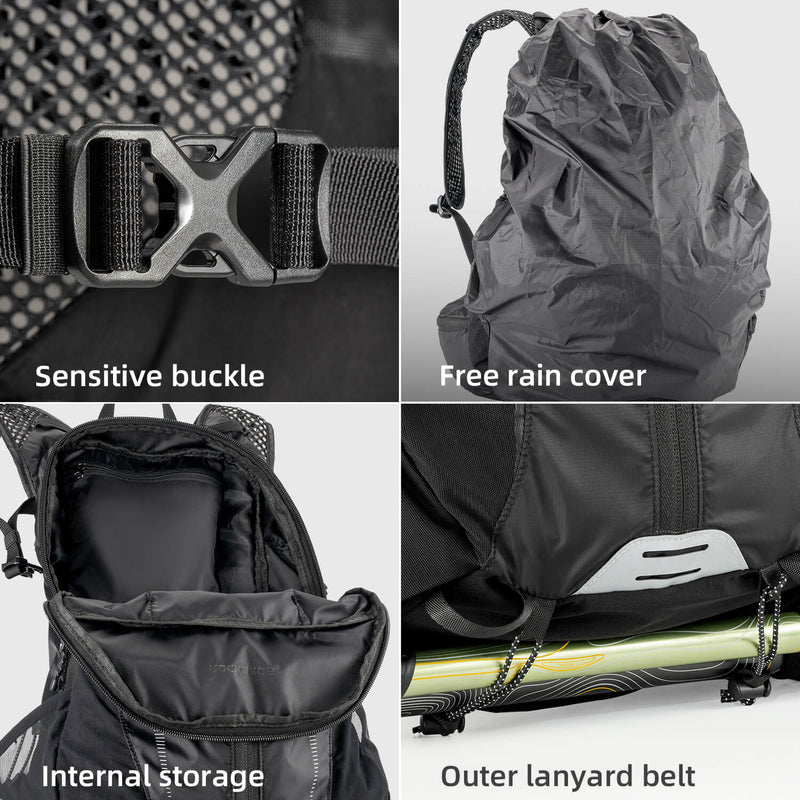 ROCKBROS Lightweight Hydration Backpack for Outdoor Sports-7