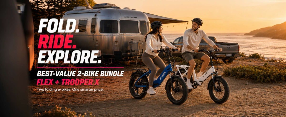 Hynox FLEX & Hynox Trooper X 20”  Folding Electric Bike Bundle