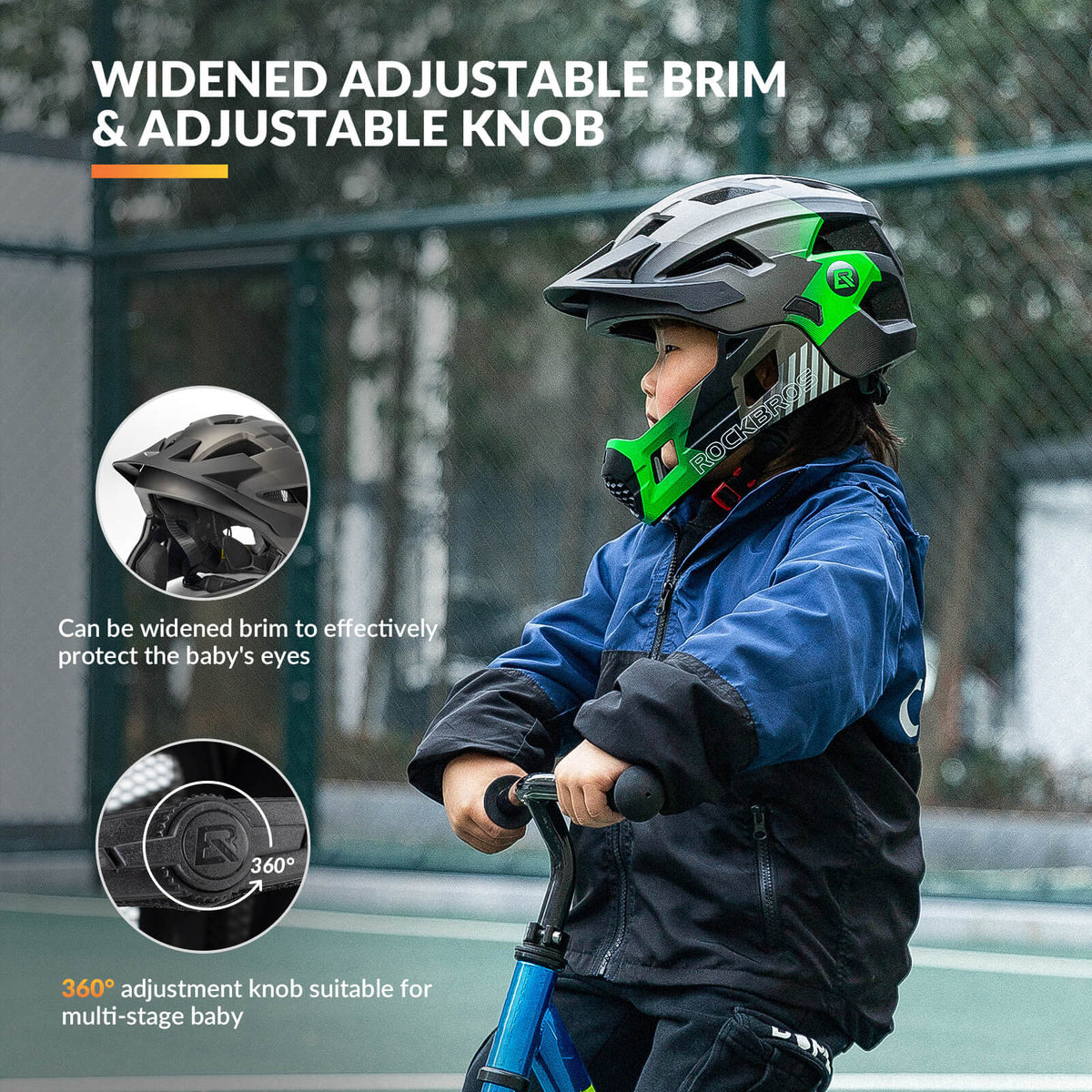 TS-61 Kids Full-Face Bike Helmet - ridemart