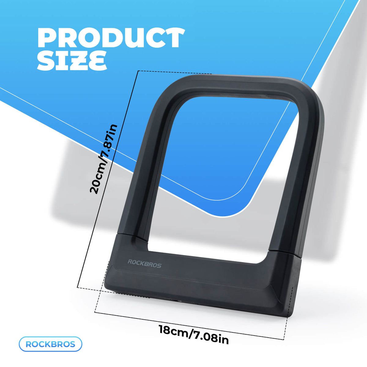 Upgraded Wide & Thick Silicone U-Lock - ridemart