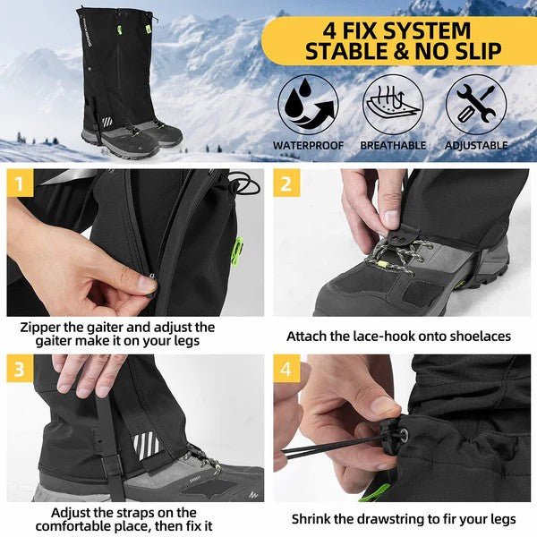 Waterproof Leg Gaiters - ridemart