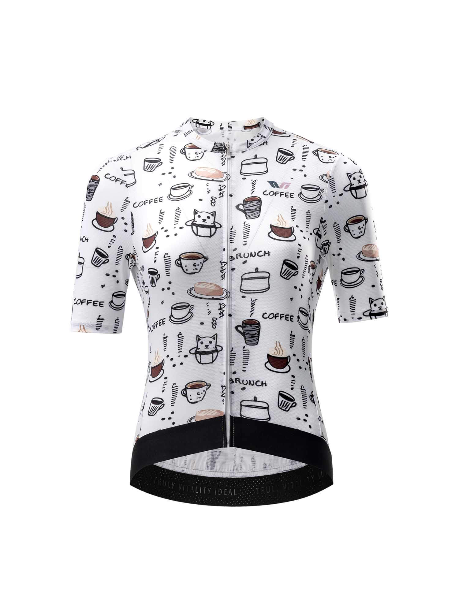 Women's TVI Breakfast Club Short-Sleeve Cycling Jersey-1